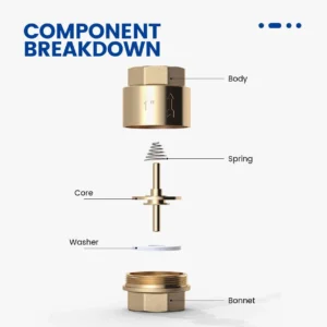Brass Swing Spring Check Valve - Image 5