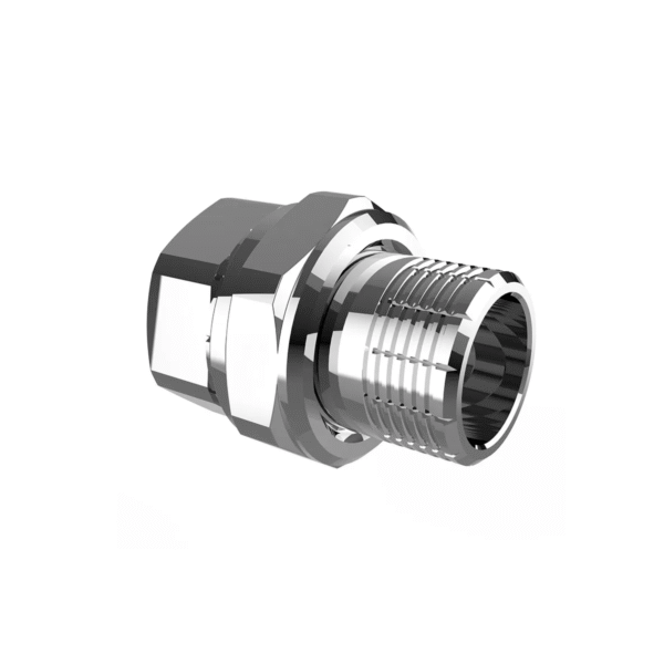 Chrome Straight Union with O-ring (Gulf) (HC15.29031C-1)